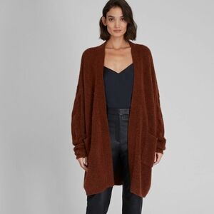 Club Monaco Oversized Cable Cardigan